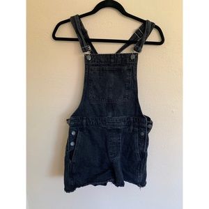 Madewell Black short overalls